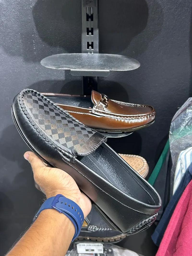 Ashton Checkered Loafer – Black
