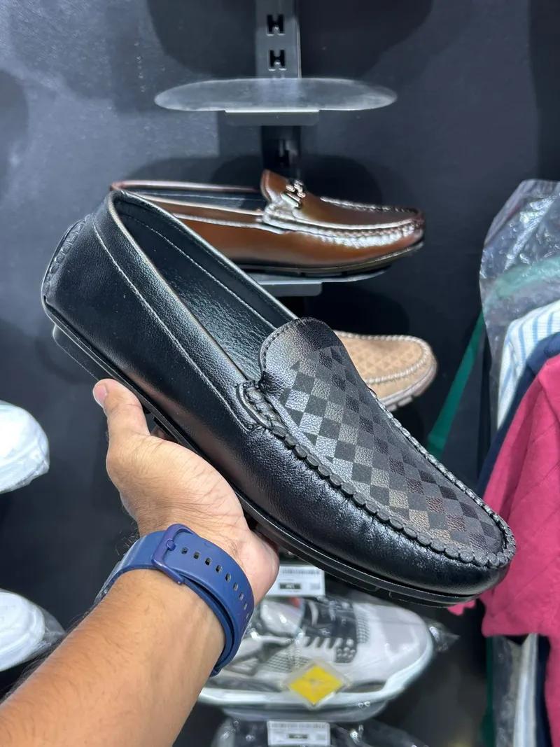 Ashton Checkered Loafer – Black view 2