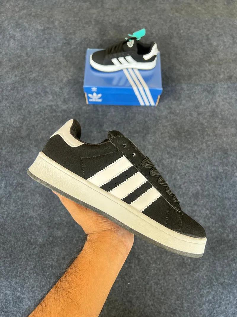 Campus 00S - Black (White Sole)