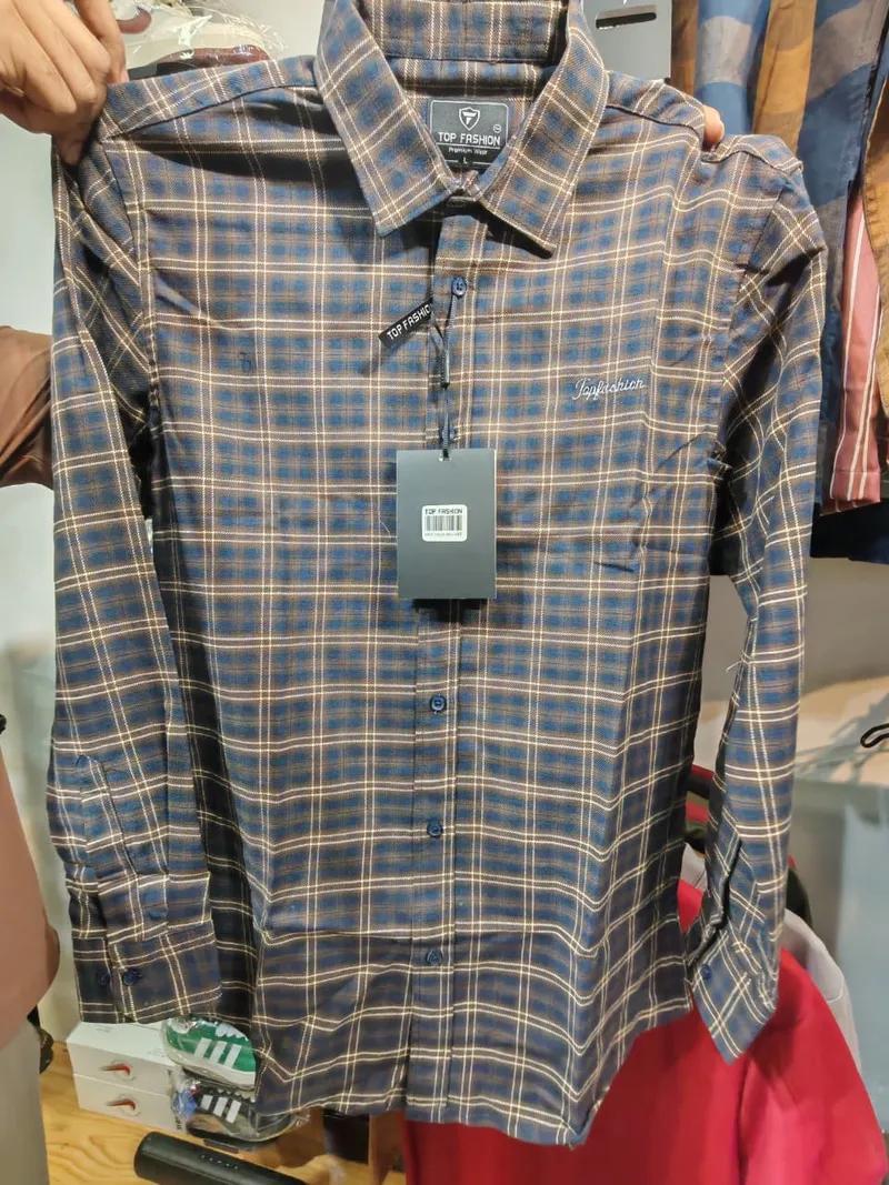 Espresso Navy Check Shirt TP