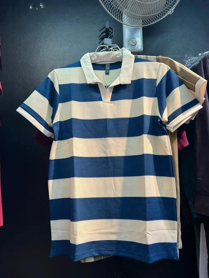 Premium Old Money Stripe Polo