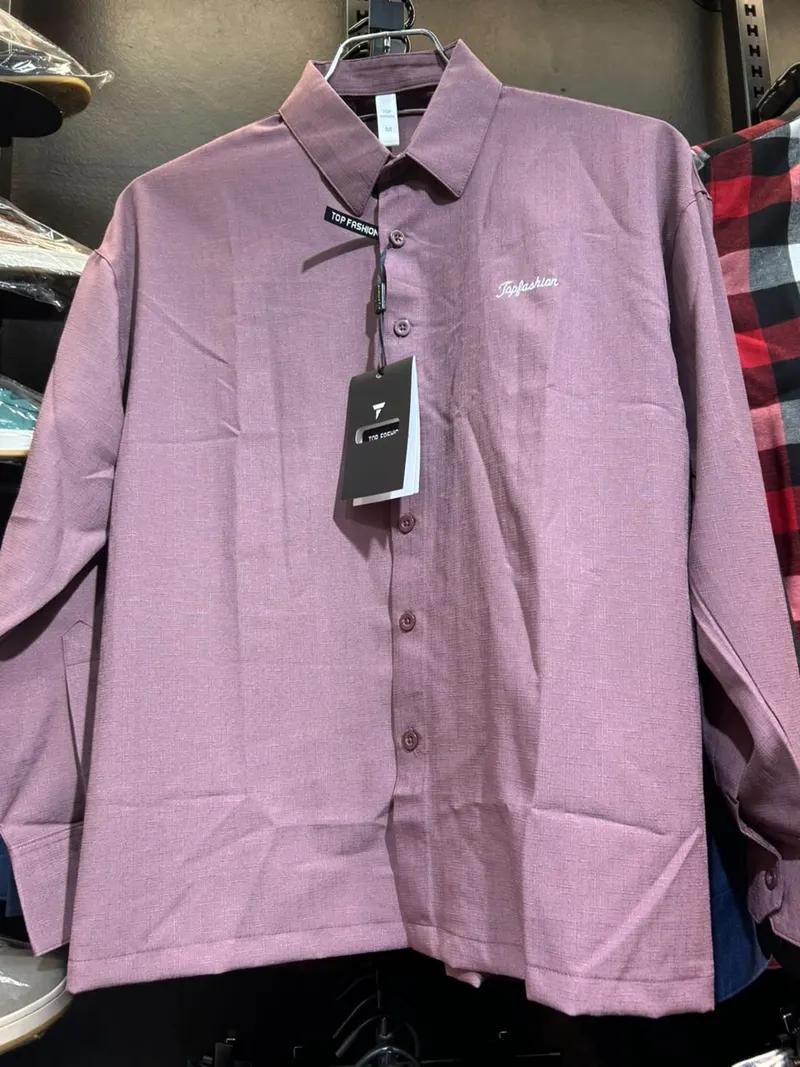 Premium Solid Boxy Shirt view 3