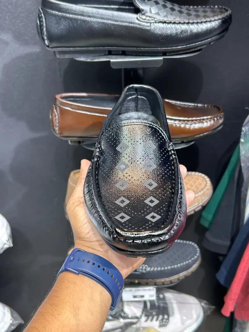 Romano Perforated Loafer – Black view 3