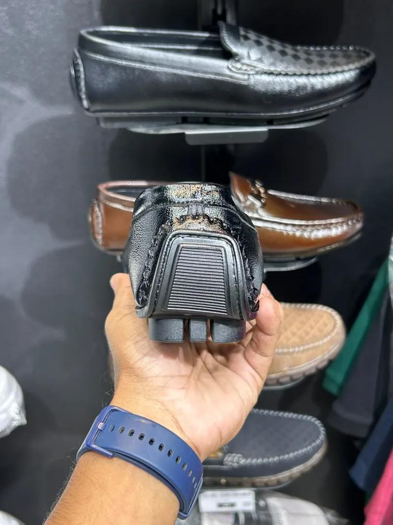 Romano Perforated Loafer – Black view 4