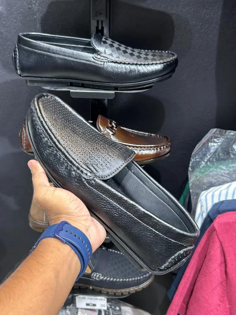 Romano Textured Loafer – Black view 2