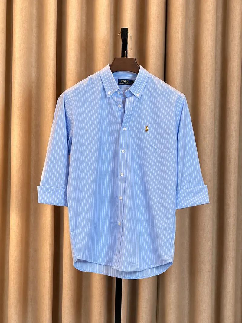 Sky Blue white Vertical shirts view 2