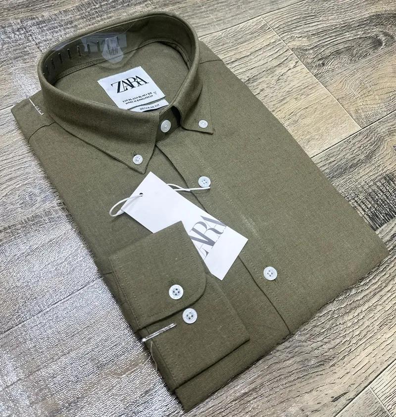 Solid Olive Shirt