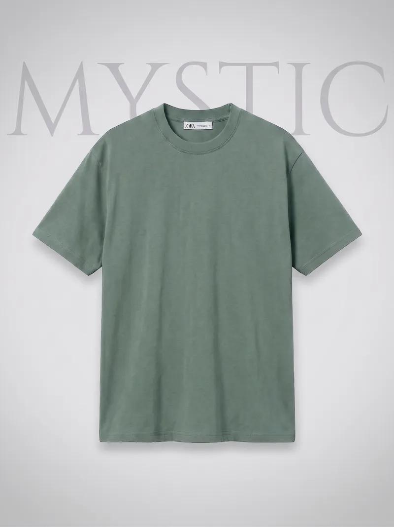 Branded Solid Colour Drop Shoulder