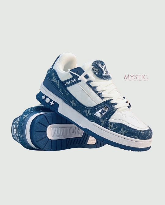 LV Trainer Sneaker - Blue view 2