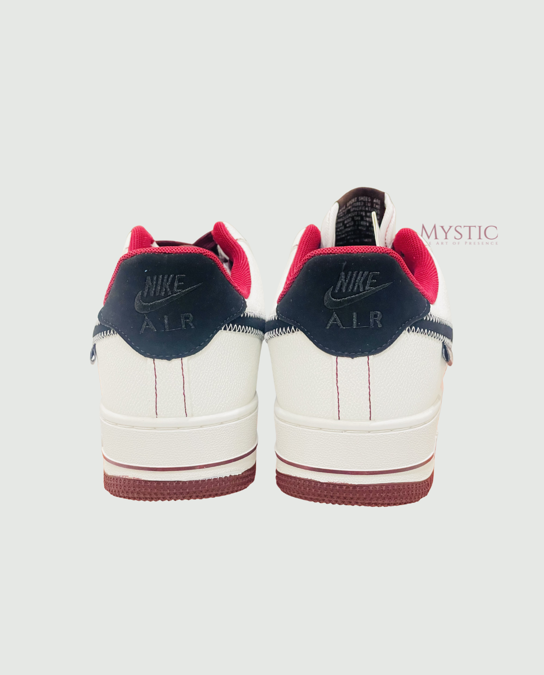 Nike AF-1 Dior - Maroon White view 5